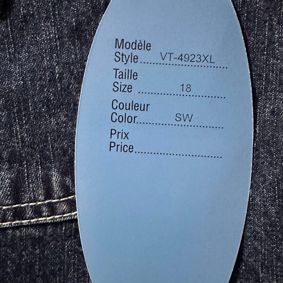 R.V.T serve piping hot NWT women's 18 vintage y2k retro fit and flare jeans - Picture 3 of 7